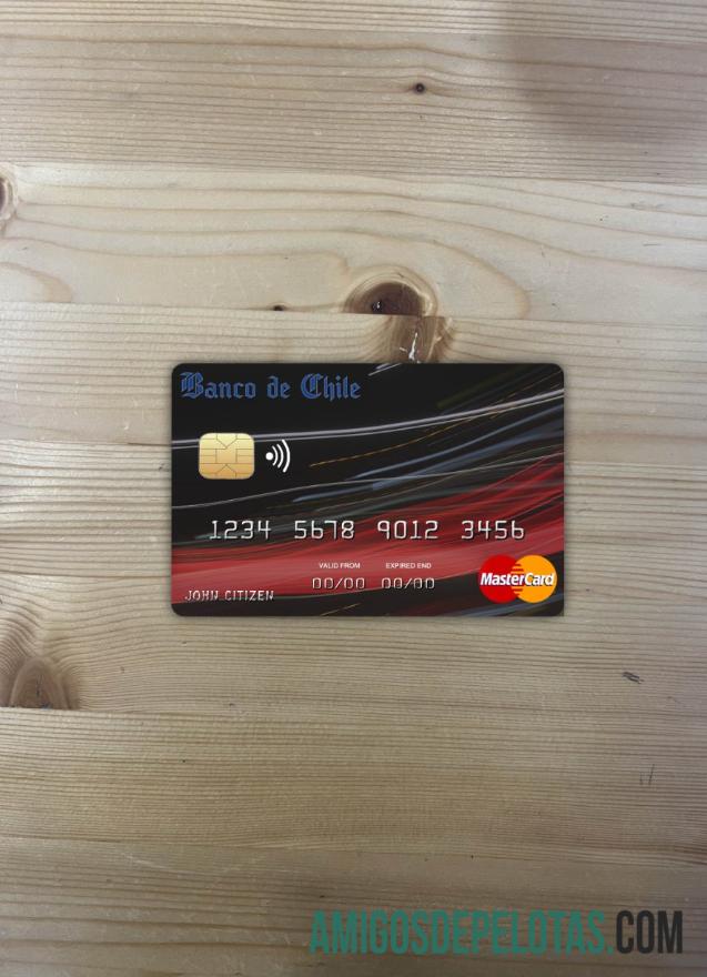 Chile Banco De Chile Banco Mastercard Photolook Frente amostra